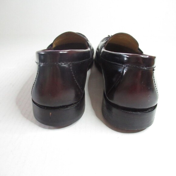 Cole Haan Mens Loafer Dress Shoes Brown Leather Pinch Tasseled Slip On 8.5D - Picture 3 of 7